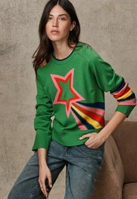 Next RAINBOW STAR CREW NECK REGULAR FIT - Maglione - bright green