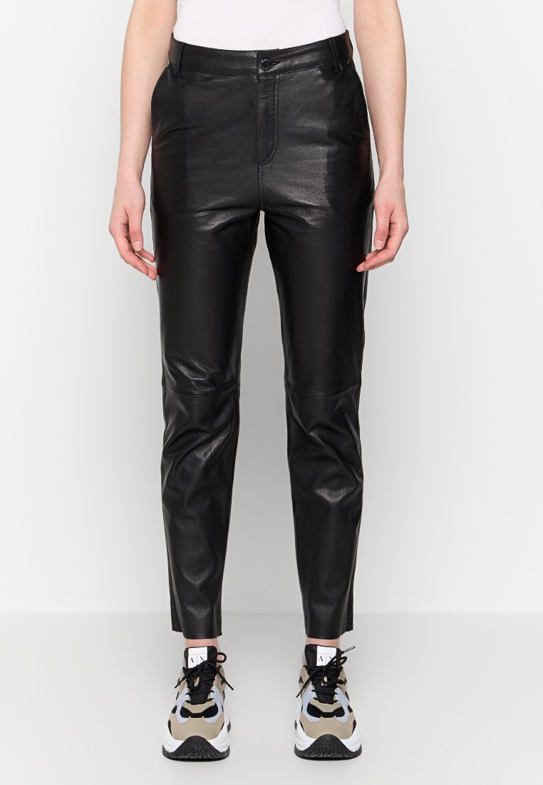 Oakwood Leren broek zwart