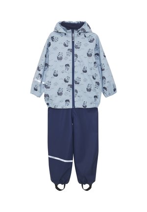 RAINWEAR SET - ALL OVER PRINT - Regenhose - blue fog