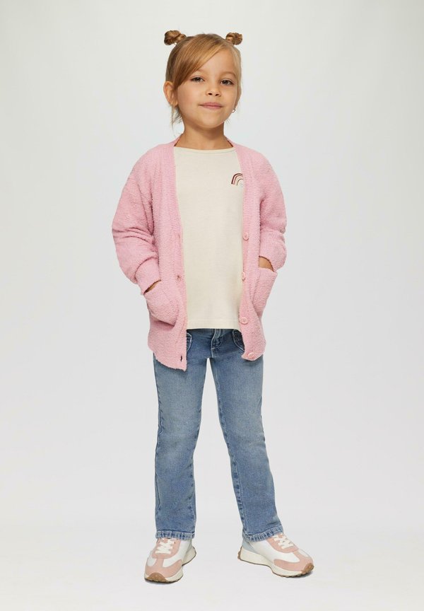 AUS BOUCLÉ - Strickjacke - zartrosa