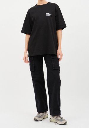 Pantalon cargo - black