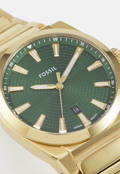 Fossil Uhr Gold GrÃ¼n Herren Fossil Uhren Gold Herren Fossil
