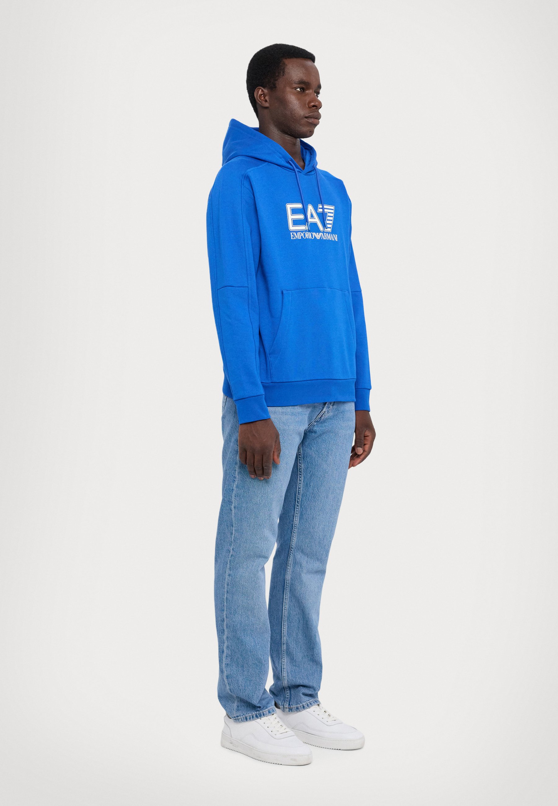 EA7 Emporio Armani FELPA - Hoodie - lapis blue/blue