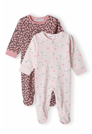 BABY SLEEPSUITS 2 PACK - Dupačky na spaní - pink light pink