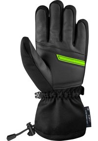 Reusch CROSBY R-TEX XT - Fingerhandschuh - black neon green