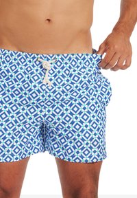 Gassa d’Amante TAORMINA - Shorts da mare - blu e bianco