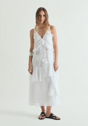 Scalpers, SCALPERS LACE FLOWER DRESS - Vestito casual - off white