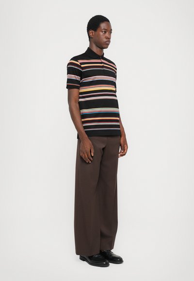Paul Smith SIGNATURE STRIPE POLO SHIRT - Polo - black