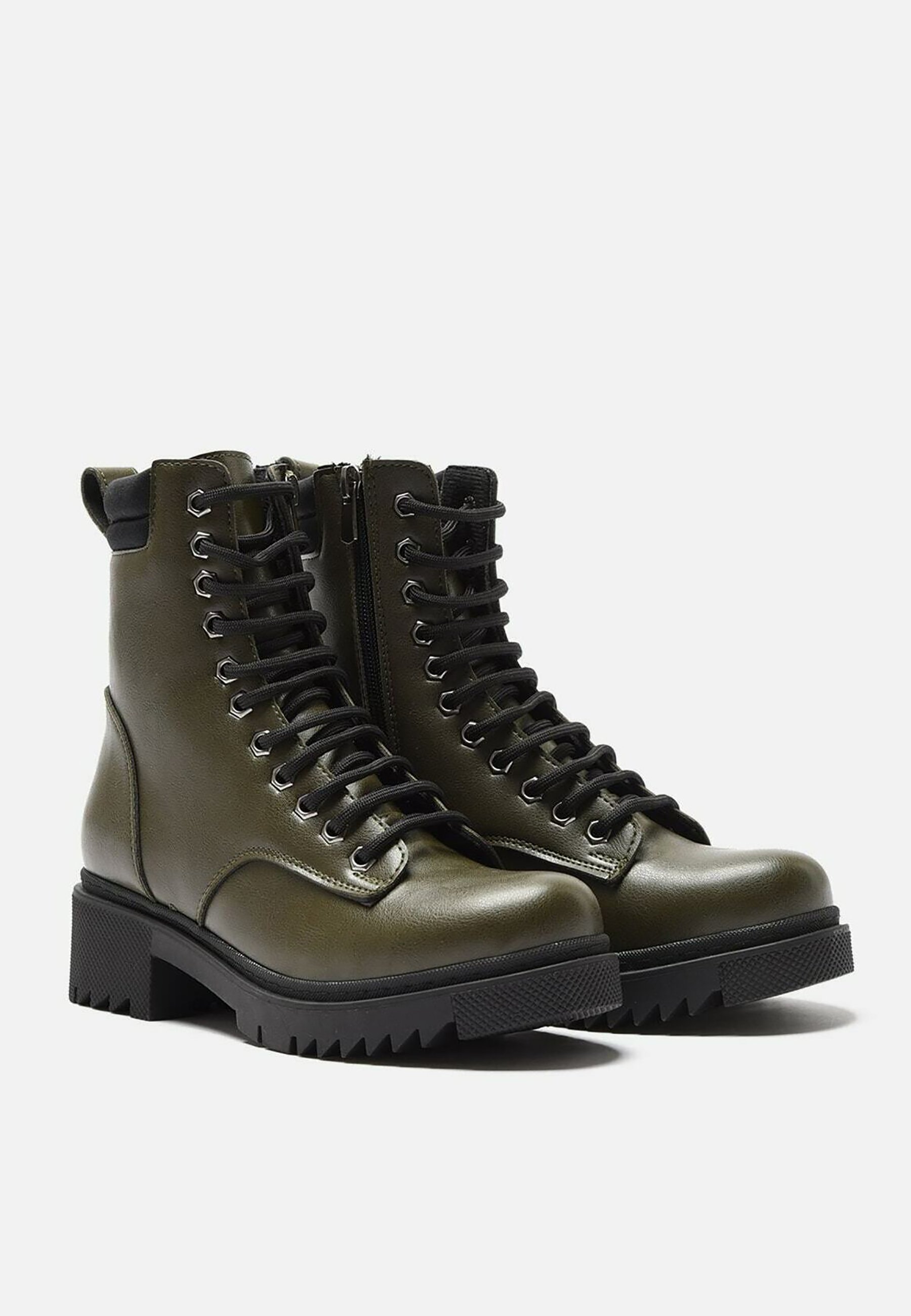 Trendyol Botines con plataforma - green/verde - Zalando.es