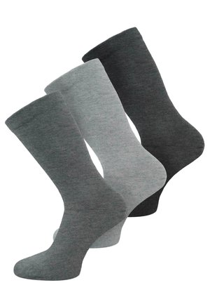 Normani 3 PAAR  MIT KOMFORTBUND - Socken - hellgrau/mittelgrau/dunkelgrau