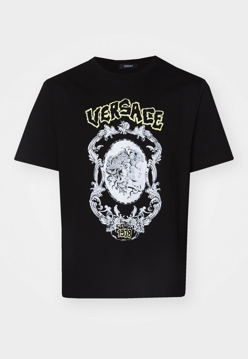 Versace T-shirt print zwart Versace T-shirt print zwart