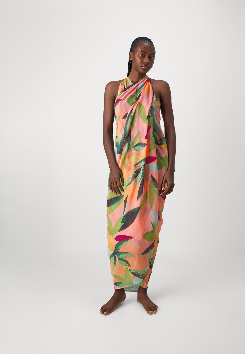 Pieces PCBANINNA SARONG - Complementos de playa - myrtle/tropical watercolor