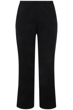 Ulla Popken, GERADE FORM, RUNDUM-GUMMIBUND & 2 TASCHEN - Pantalones - black