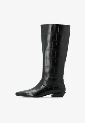 Bianco, KNEE-HIGH BOOTS BIAVIVIENNE POINTED - Bottes - blackcroco