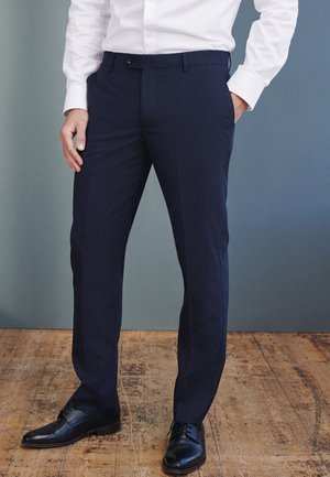 SUIT TROUSERS SLIM FIT - Oblekové kalhoty - dark blue