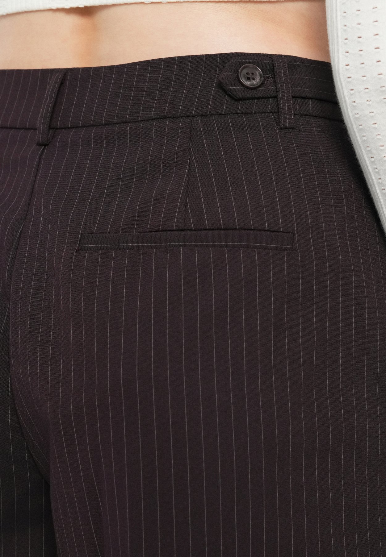 ONLCARLA PINSTRIPE WIDE PANT