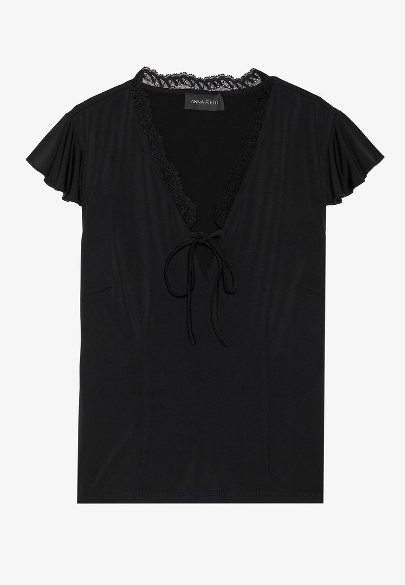 Anna Field T-shirt print zwart