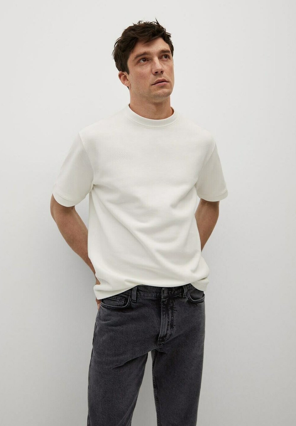 Mango Jeans Tapered Fit - black denim/nero denim - Zalando.it