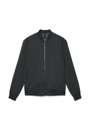 CAPOSPALLA TINTA UNITA - Bomberjacke - nero ultrablack