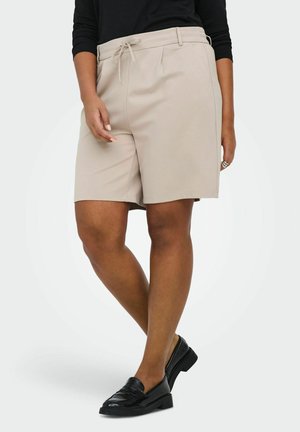 ONLY Carmakoma CARGOLDTRASH LIFE LONG SHORTS PNT - Pantaloni de trening - pure cashmere