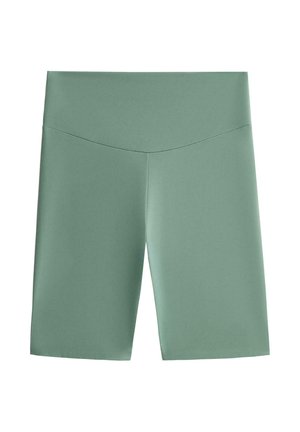 OYSHO, COMFORTLUX HIGH-RISE 20CM BIKER - Leggings - mottled dark green