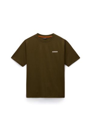 S-SMALL BOX SS - T-shirt basic - dark olive