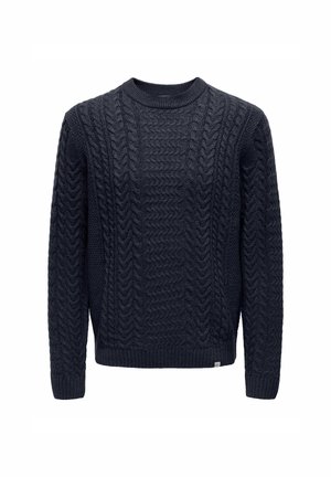 ONSFLETCHER  - Strickpullover - dark navy