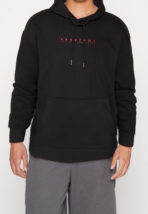 Felpa con cappuccio - black