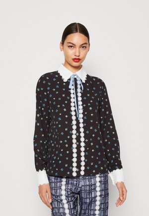 FILLY FLORAL BLOUSE - Paitapusero - black