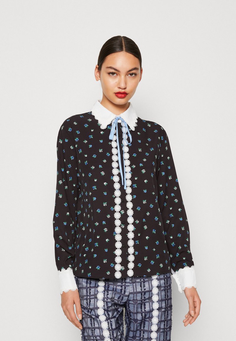 Sister Jane FILLY FLORAL BLOUSE Buttondown blouse black Zalando.de