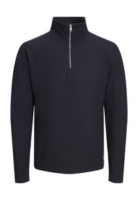 Jack & Jones JPRBLASEOUL STRUCTURE HALF ZIP  - Strickpullover - perfectnavy