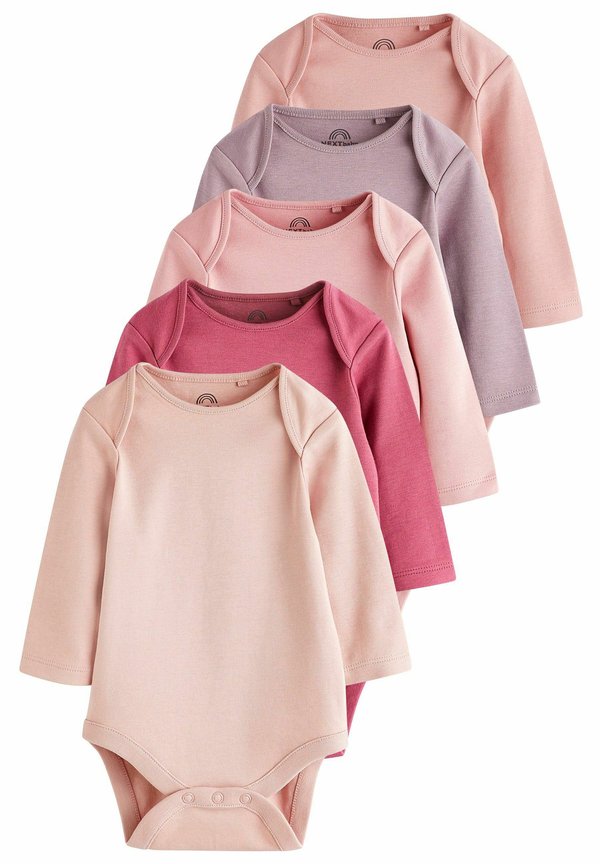 ESSENTIAL LONG SLEEVE BABY BODYSUITS 5 PACK - Body