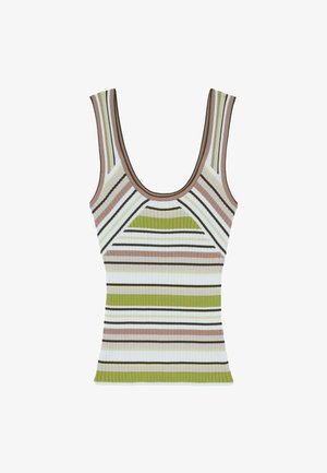 Reiss, Top - white green