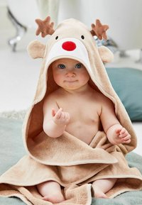 JoJo Maman Bébé HOODED FOX STANDARD - Ručnik za kupanje - reindeer