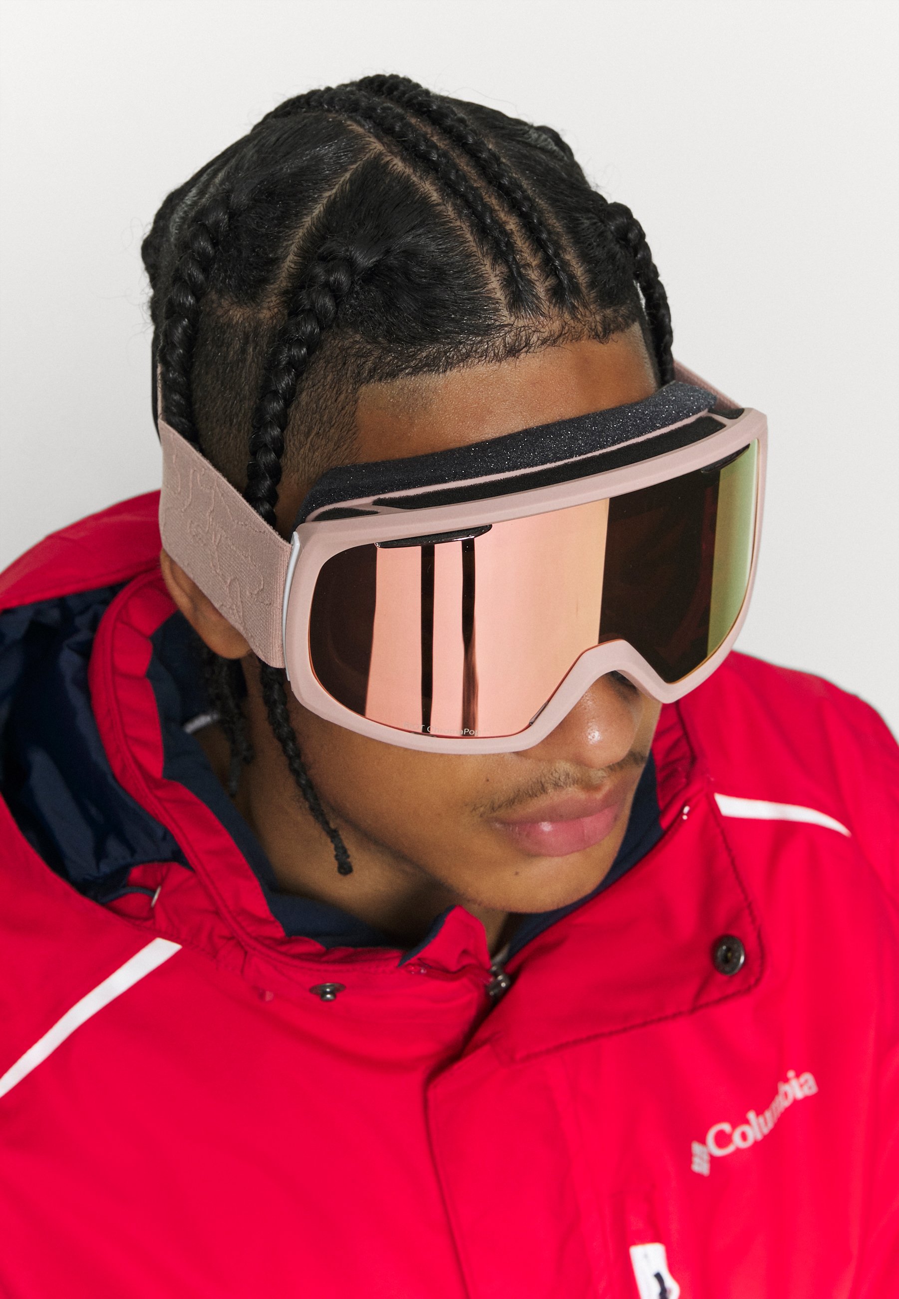 rose ski goggles