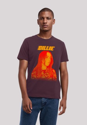 T-Shirt print - maroon