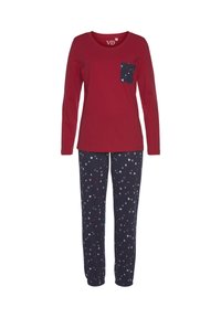 LASCANA SET - Nachtwäsche Set - rot navy