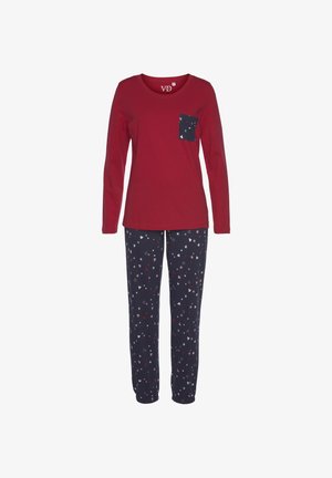 LASCANA SET - Pigiama - rot navy
