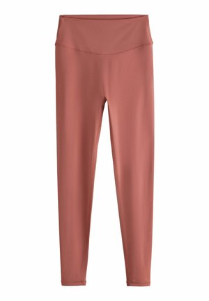 Self., SELF. HIGH WAIST LEGGINGS.  - REGULAR FIT - Leggings - rust brown