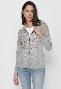 Koroshi Felpa con zip - gris claro vigoré light grey vigoré