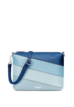 COALIE STRIPED - Cross body bag - blue