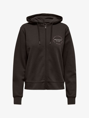 ONLY Play, SWEATSHIRTS ONPCAVA SWEATSHIRT - Sweat zippé - chocolate torte