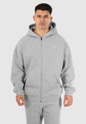 Zip-up sweatshirt - grau melange