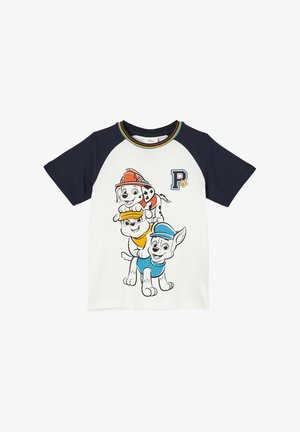 T-shirt con stampa - ecru