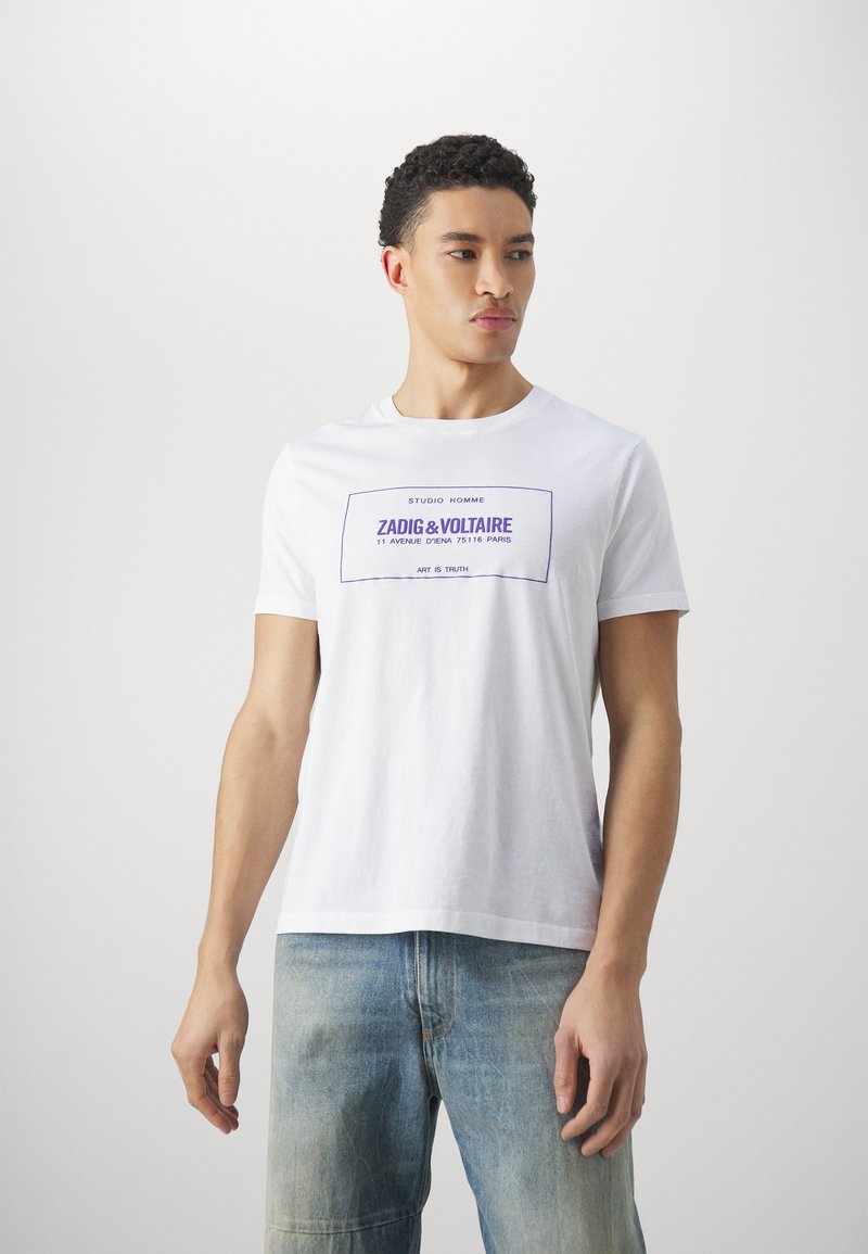 Zadig & Voltaire TED - Tricou cu imprimeu - blanc
