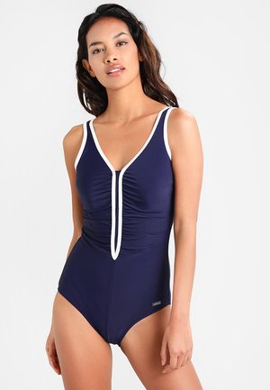 LASCANA, Badeanzug - navy-white