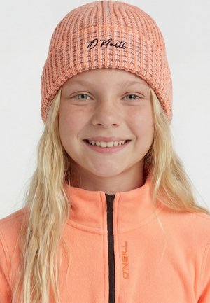 O'Neill, O'NEILL O'NEILL GRID BEANIE KIDS  -  BEANIES  - UNISEX - Muts - funky peach colour block