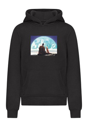 SUPERMAN LOOKING AT EARTH KRYPTO CAPE - Hoodie - black