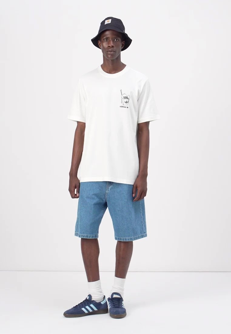 adidas Originals RAMEN BOX TEE UNISEX - T-shirt imprimé - off