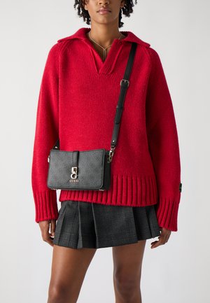 ZAMIRA TOP ZIP SHOULDER BAG - Handbag - coal